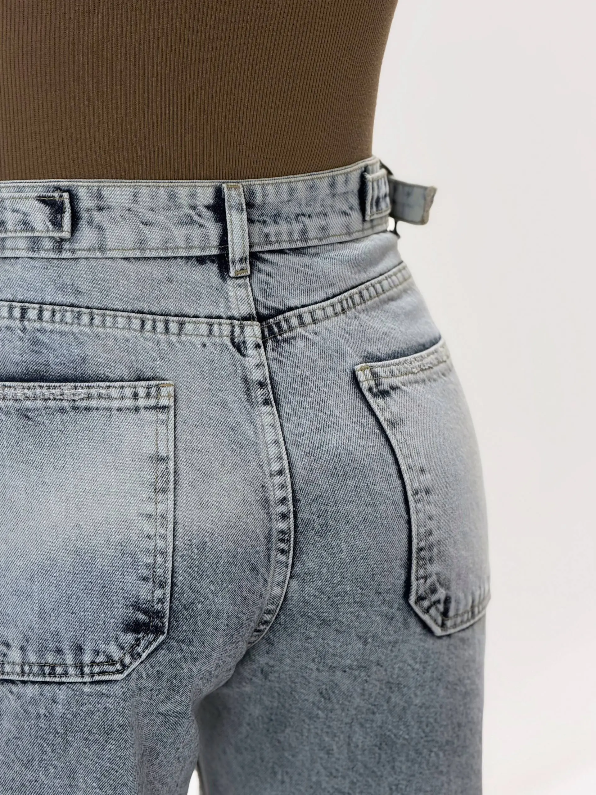 3915-شلوار نیم بگ 1116